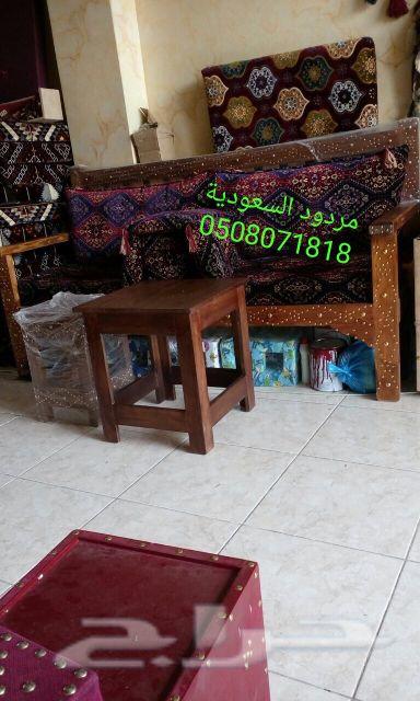 أعمال خشبية ومعدنية جلسات خارجية شعبية تراثية