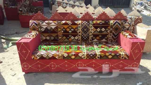 أعمال خشبية ومعدنية جلسات خارجية شعبية تراثية