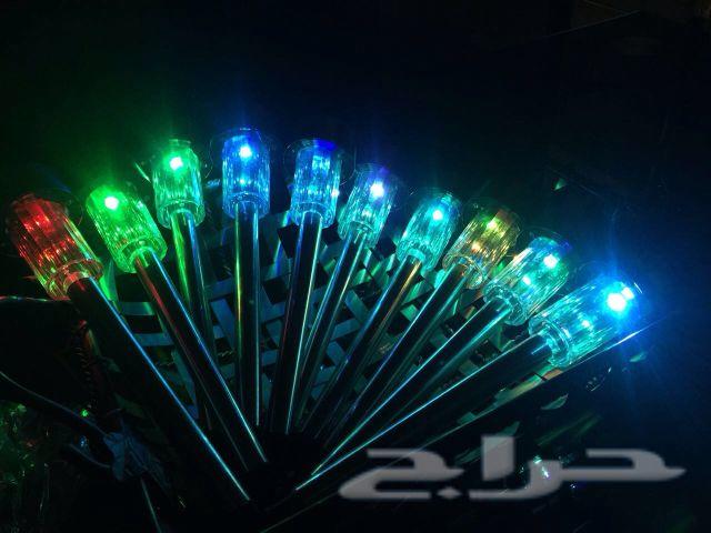 لمبات زينة مخيم وممرات الطاقة الشمسية ليد led