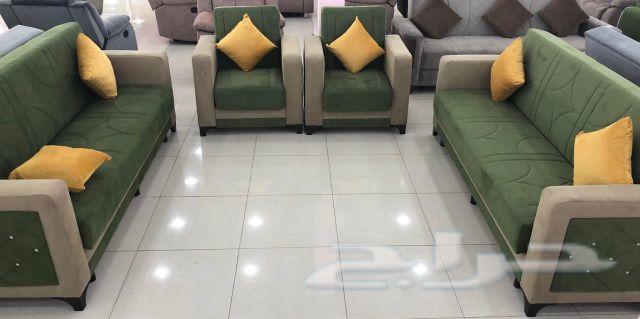 اطقم كنب بألوان روعة صناعة تركية