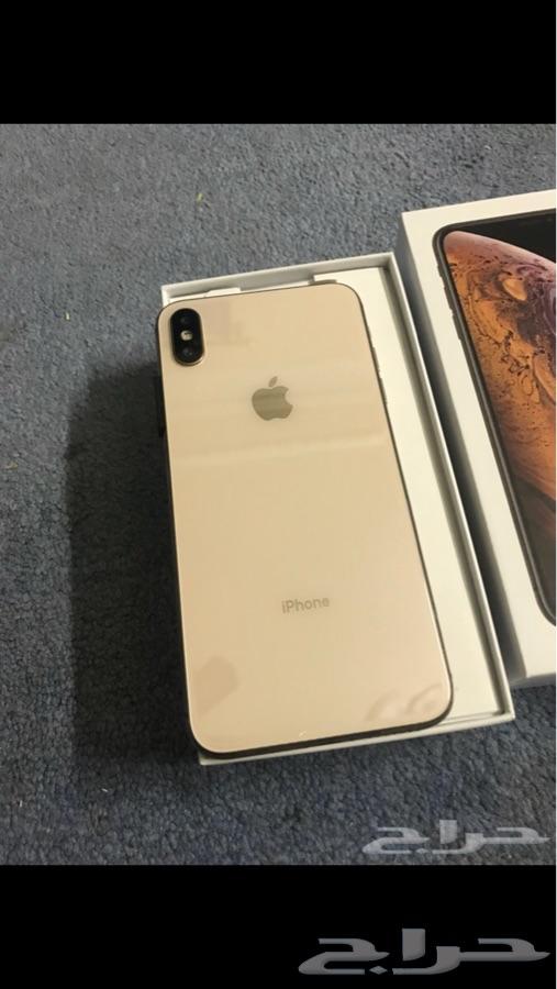 ايفون اكس ماكس 512 ذهبي ب 750 تصفيه