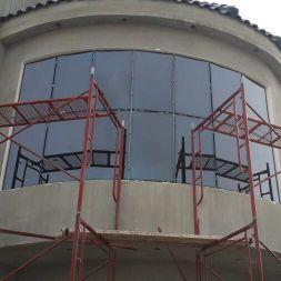 زجاج قزاز سكريت استيل دربزين
