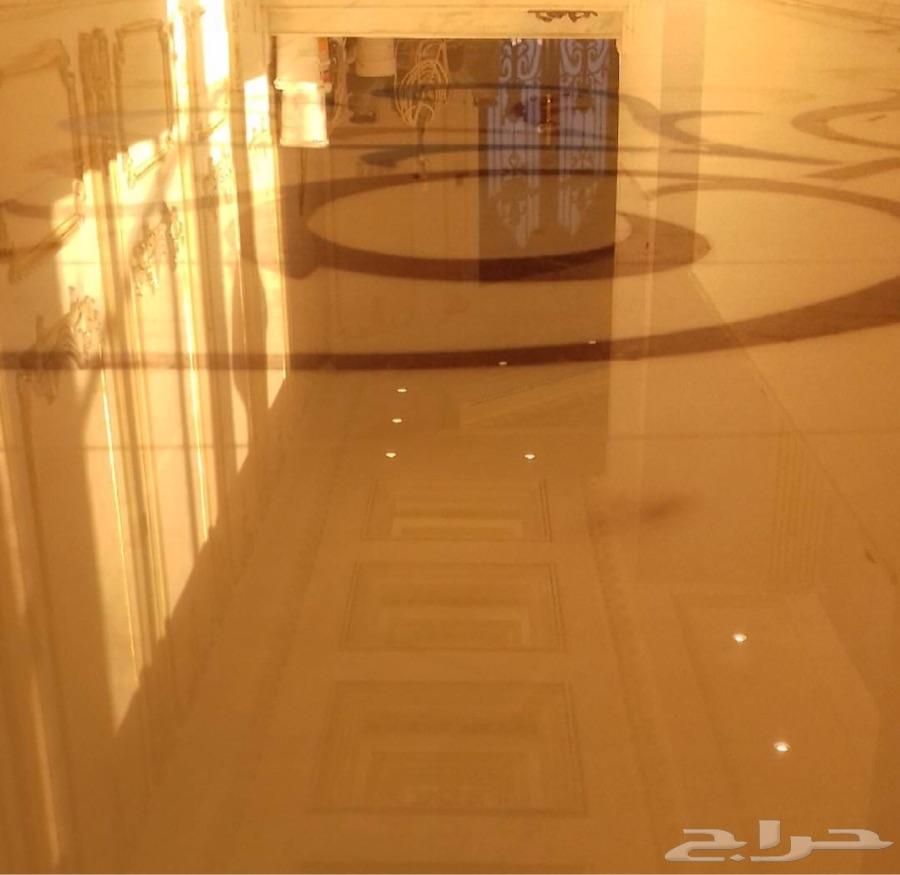 جلي وتلميع الرخام بالالماس الكرستال