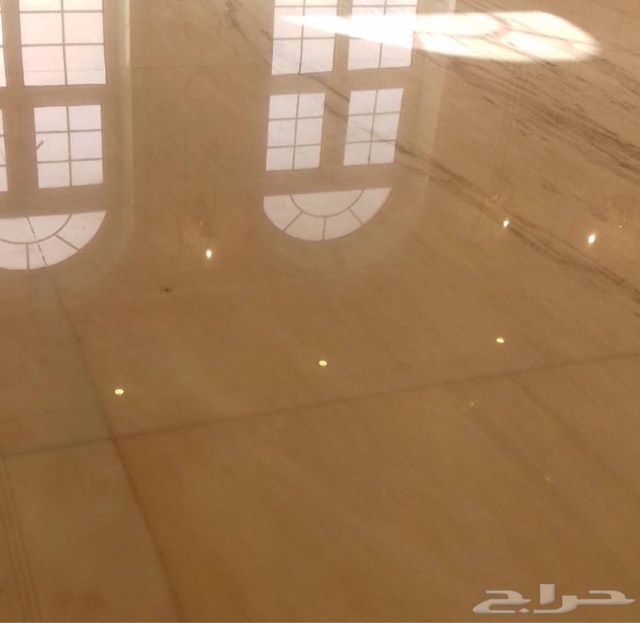 جلي وتلميع الرخام بالالماس الكرستال