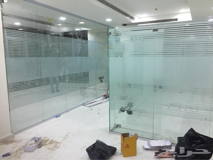 زجاج سكريت وصيانه الابواب الزجاجيه