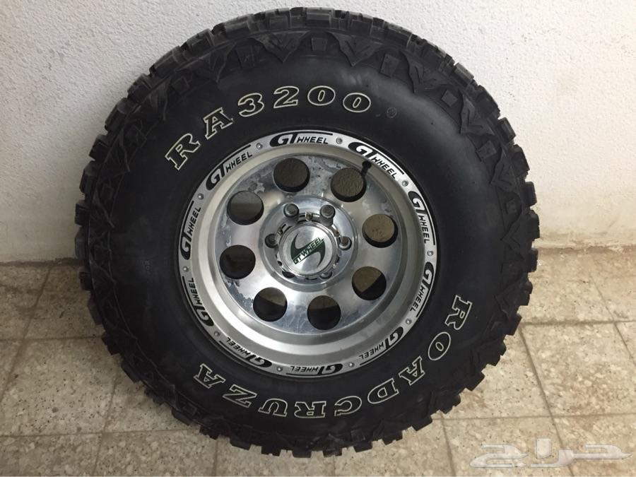للبيع كفرات حجرية وجنوط جي تي
