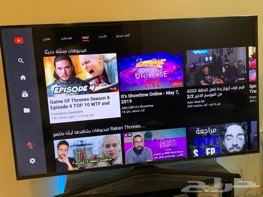 تلفزيون سامسونج 60 بوصة 4k سمارت