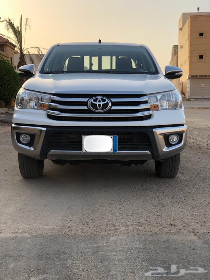 هايلكس 2016 ابيض GLX . نظيف جدا