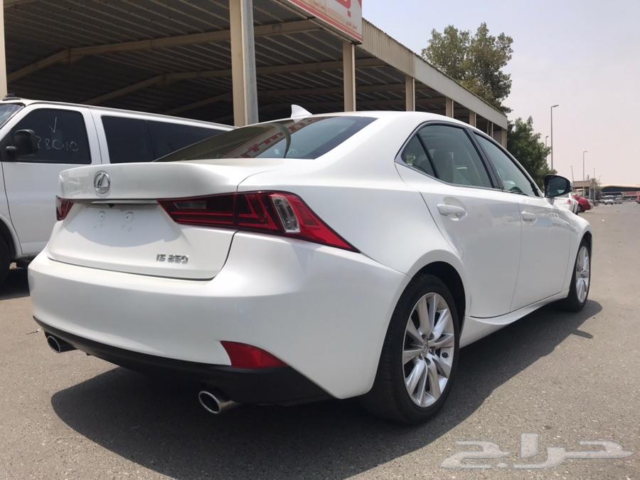 ليكزس IS250 موديل 2015 لؤلؤي بطاقة