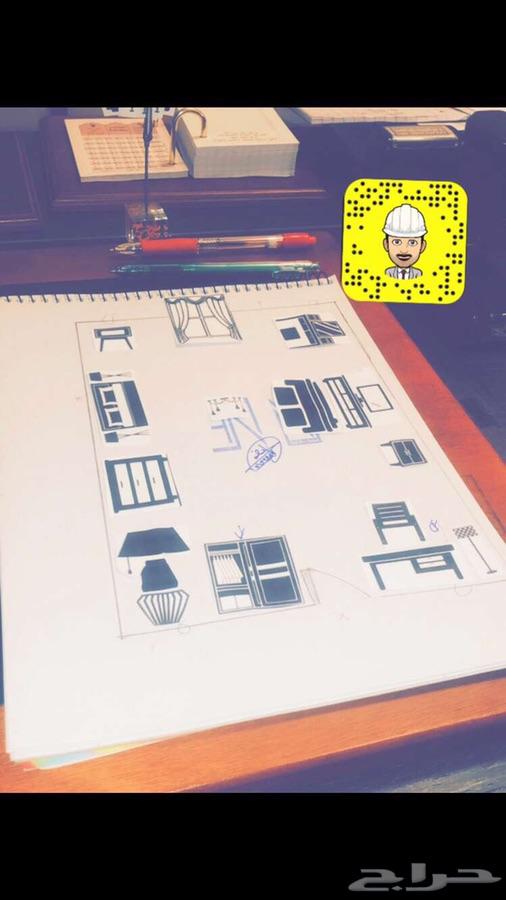 توزيع اضاءة هندسي مصمم ديكور