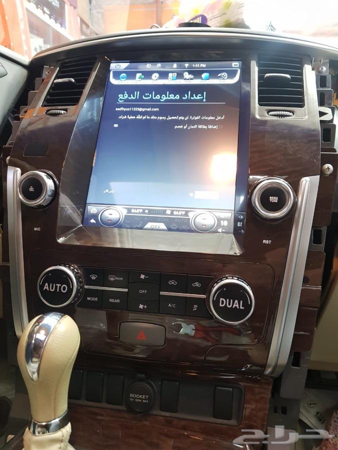 شاشة نيسان باترول نص فل SE2بنظام اندرويد