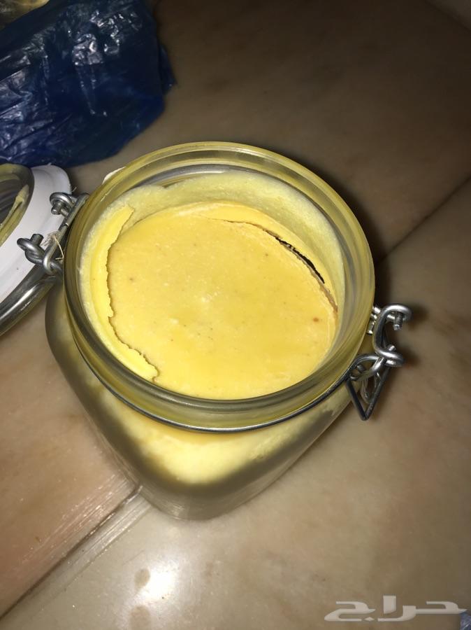 سمن وزبد بقر وغنم صافي وبلدي وسويقه
