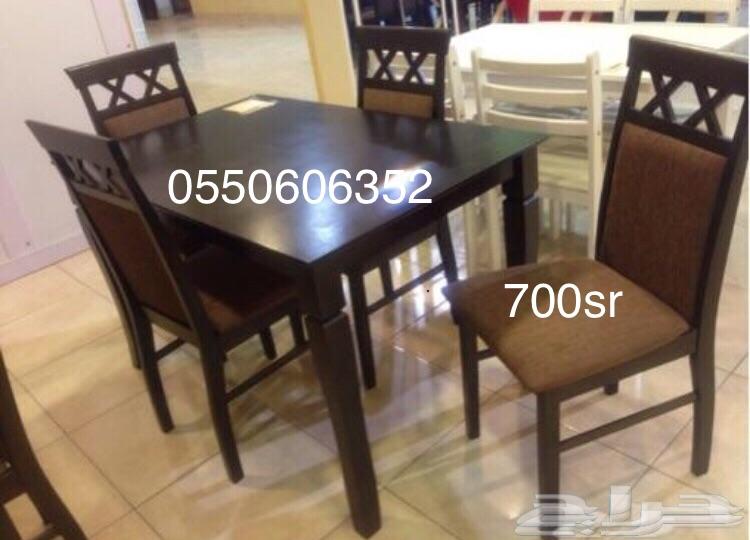 طاولات طعام خشب ماليزي مع توصيل وتركيب