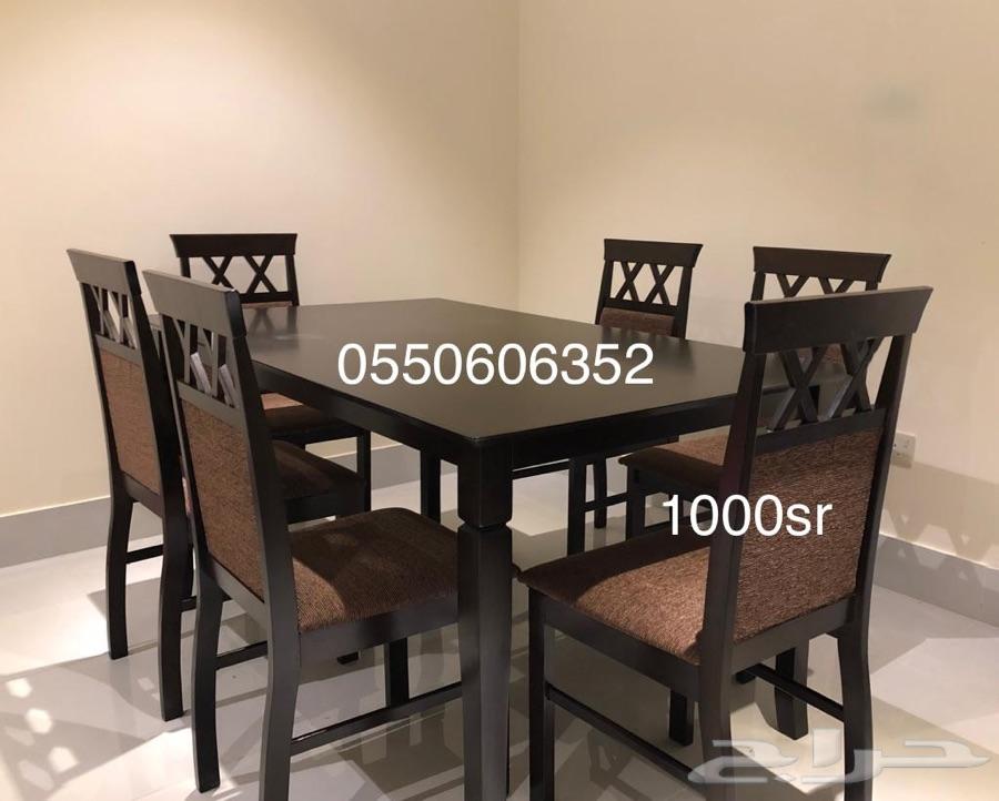 طاولات طعام خشب ماليزي مع توصيل وتركيب
