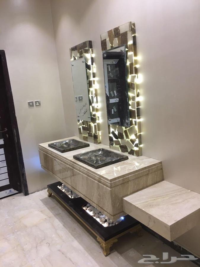 تصنيع رخام صناعي مغاسل كونترات مطابخ