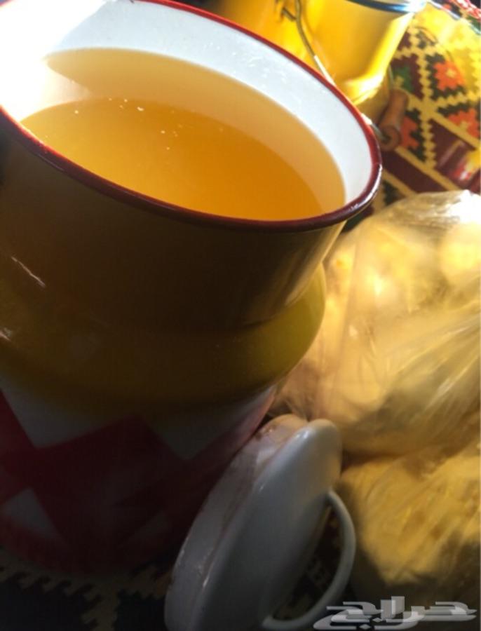 سمن بقر وغنم وزبده ولبن غنم