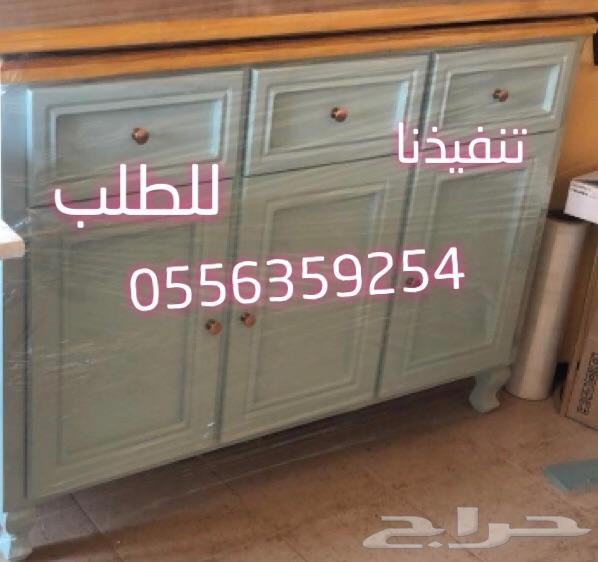 تفصيل غرف نوم وطاولات وديكورات خشبيه