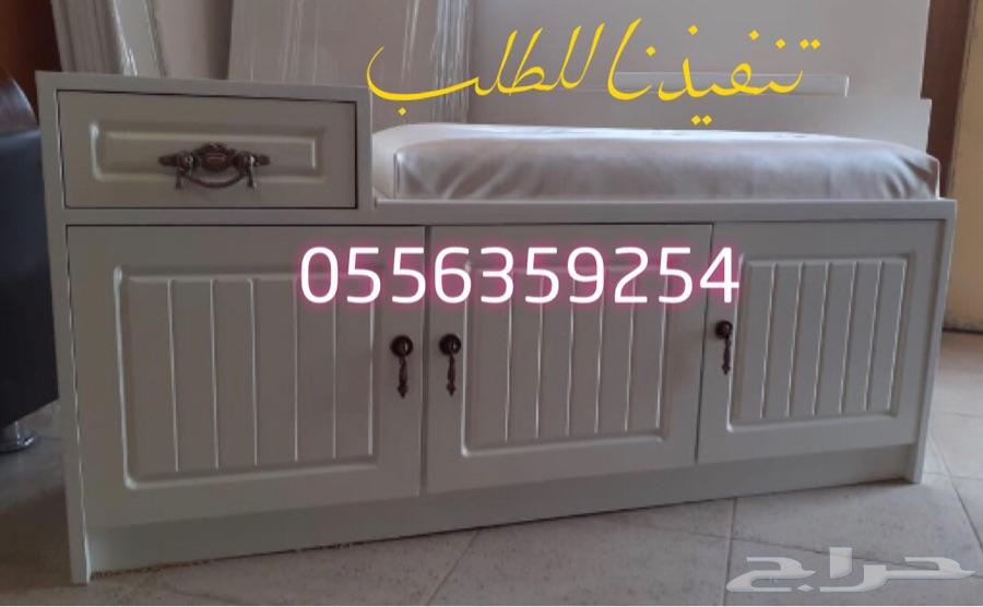 تفصيل غرف نوم وطاولات وديكورات خشبيه