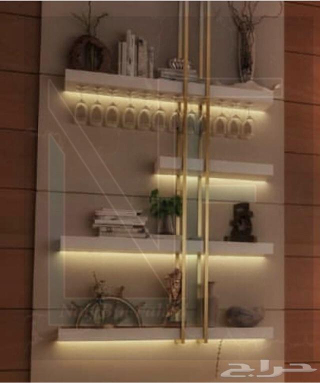 مصمم ديكورات -توزيع الاضاءة هندسي