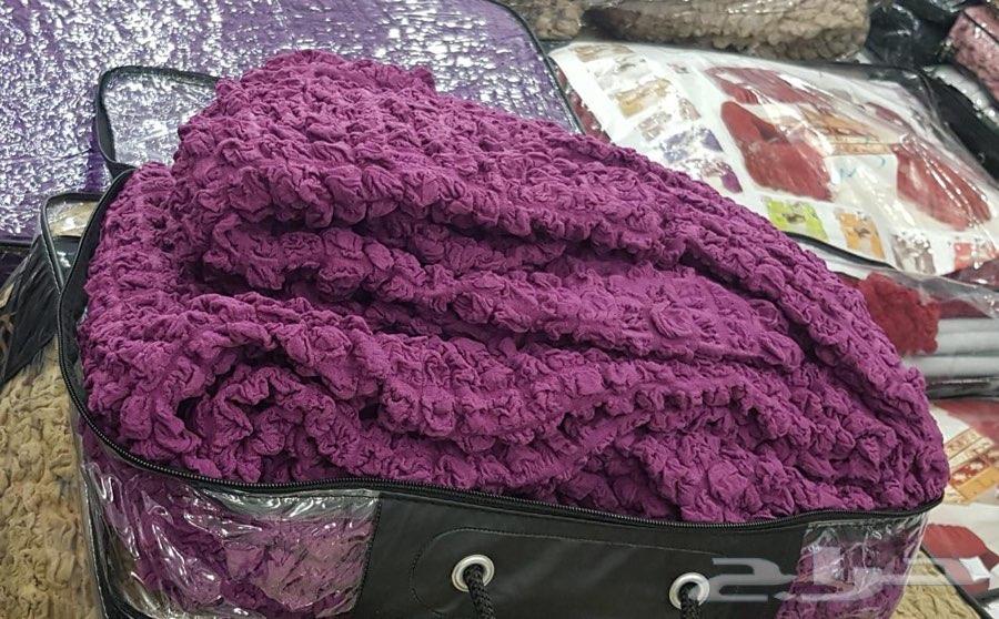 أغطية لجميع انواع الكنب جاهز وتفصيل