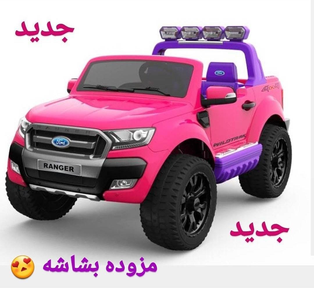 فورد للأطفال دفع رباعي شاشة لمس عجلات مطاط