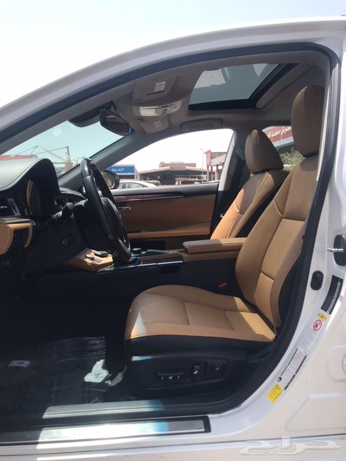 ليكزس ES350 موديل 2017 لؤلؤي بطاقة اخو الجديد