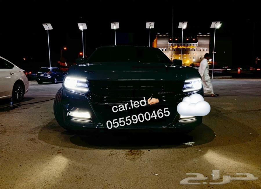 نور ليد ابيض ع التشارجر LED