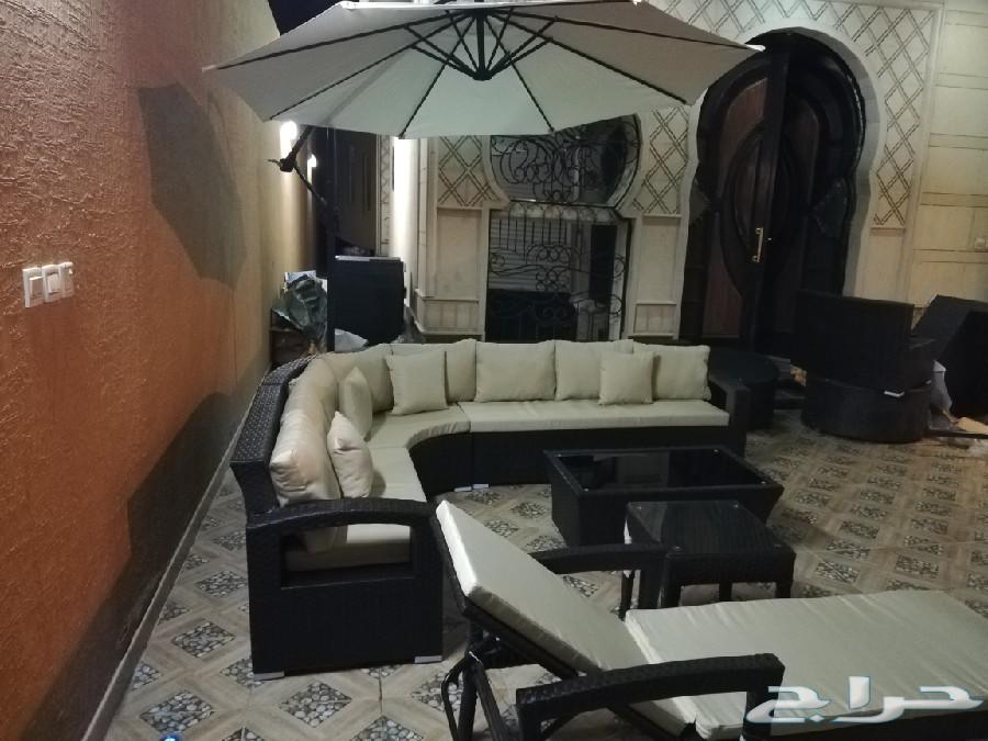 خيام برقولات جلسات كراسي مسبح مراجيح عروض