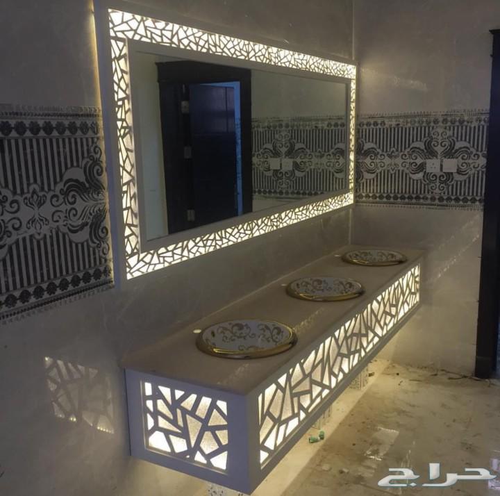 تفصيل مغاسل ديكور فخمه