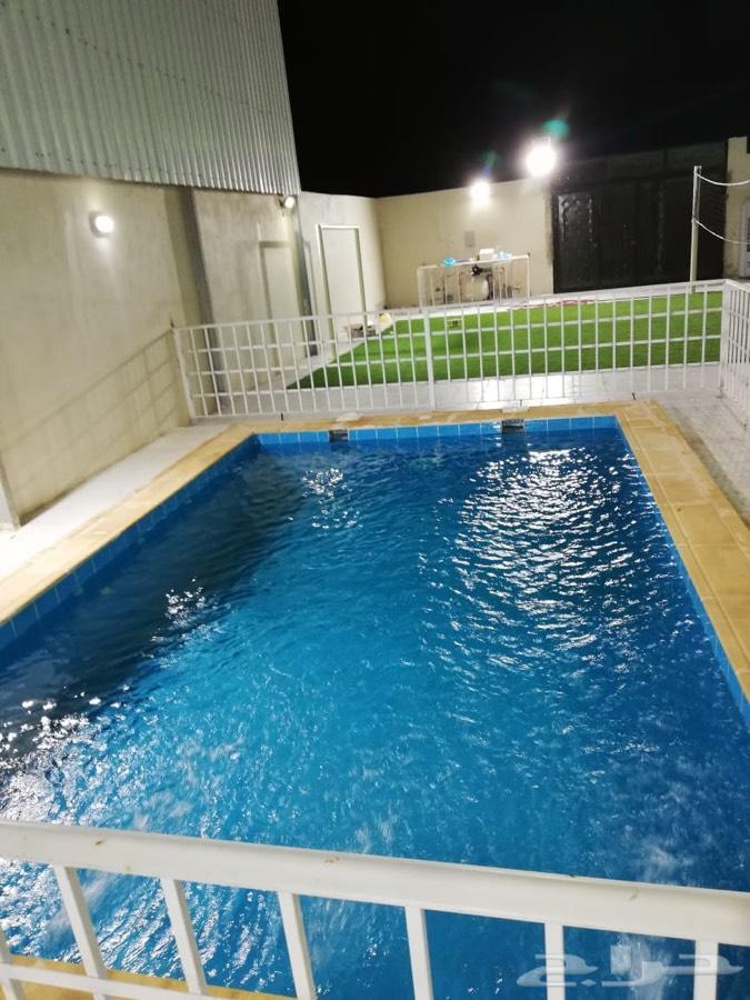 اجار استراحة قسمين مسبحين ابحر الشمالية