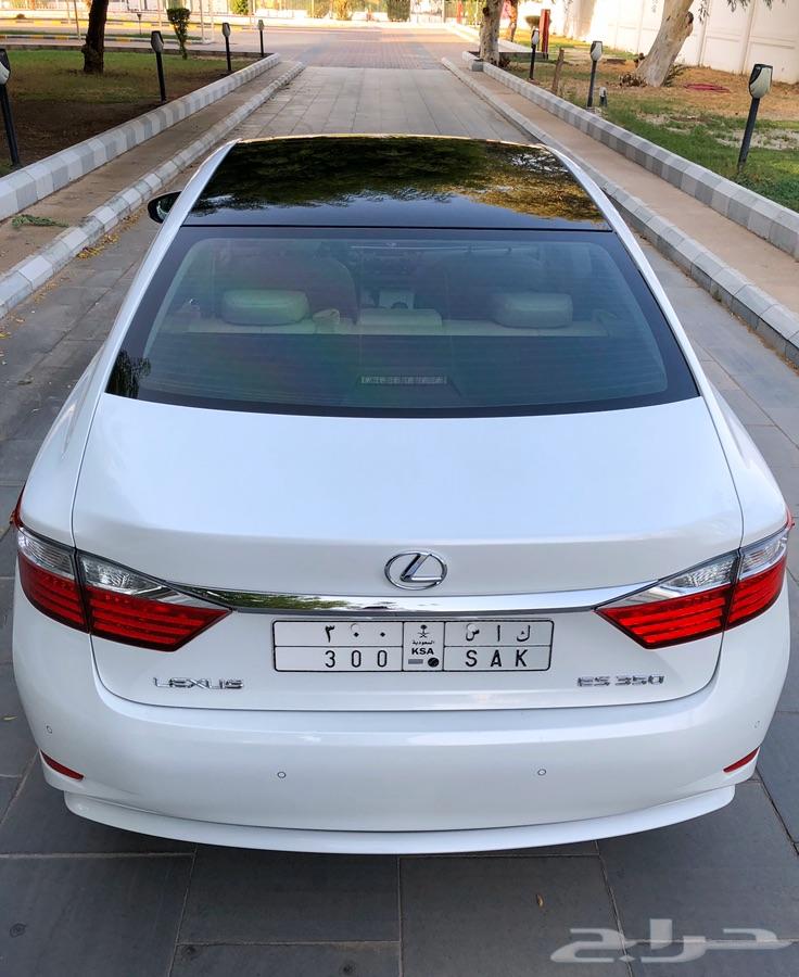 لكزس ES350 نظيفة جدا مع لوحة مميزة