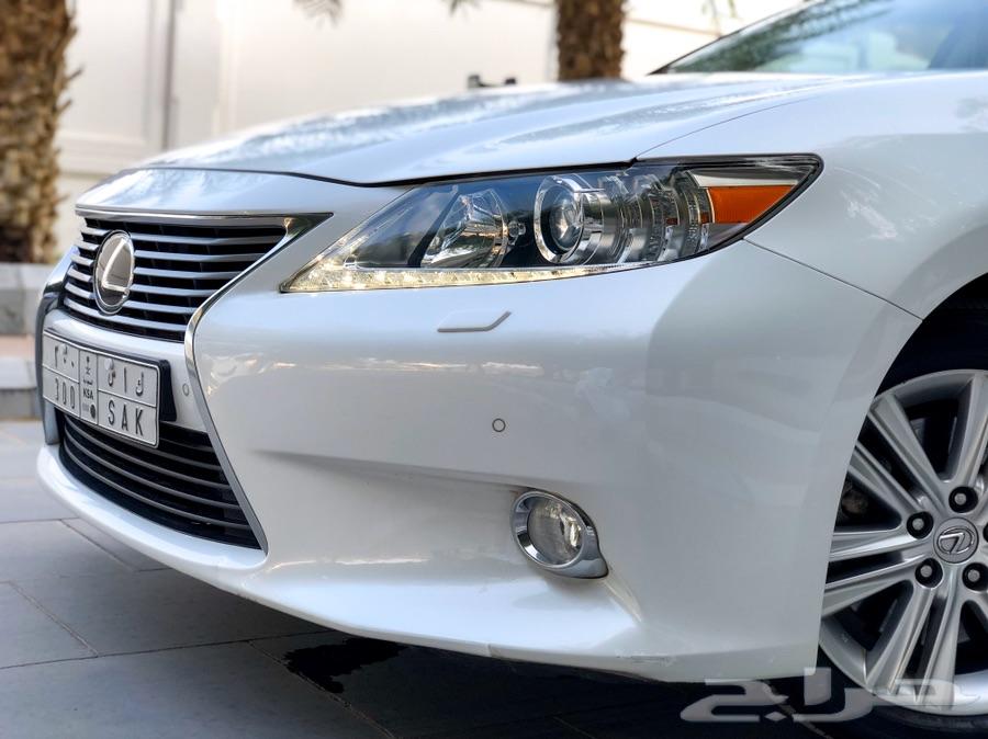 لكزس ES350 نظيفة جدا مع لوحة مميزة