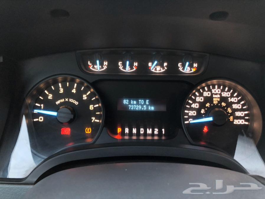 فورد F150 بدون دبل 2011 ابيض . نظيف جدا