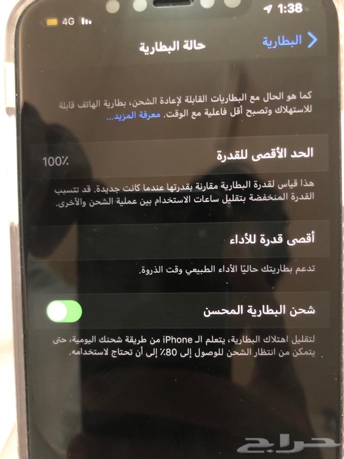 ايفون اكس اس ماكس للبيع جديد نظيف