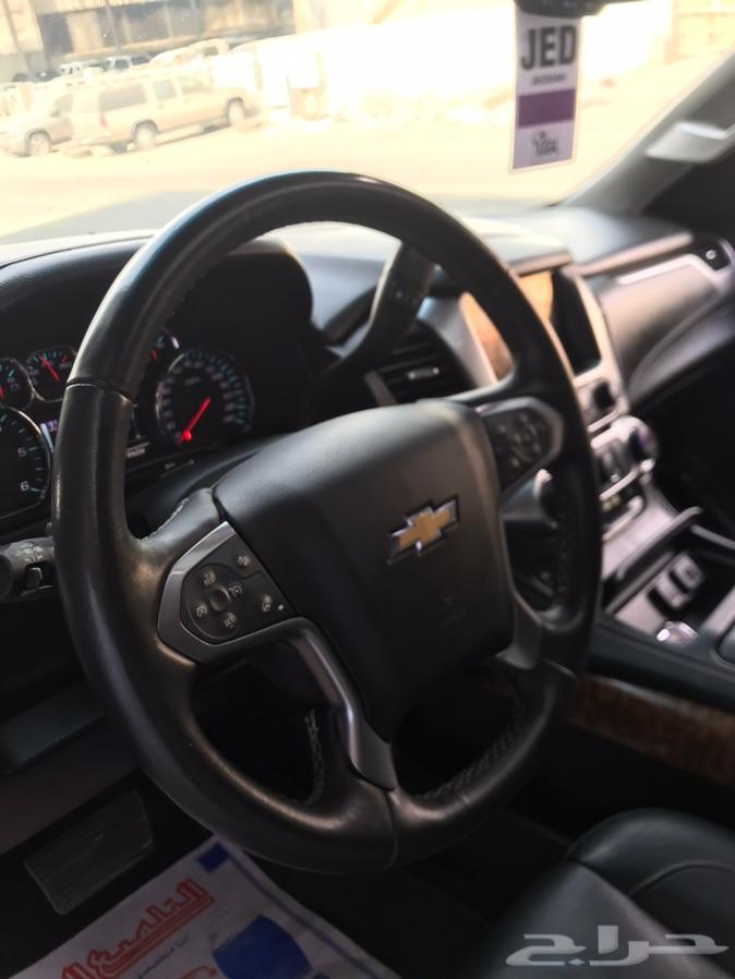 تاهو LTZ موديل 2015 اسود ملكي بطاقة جمركية