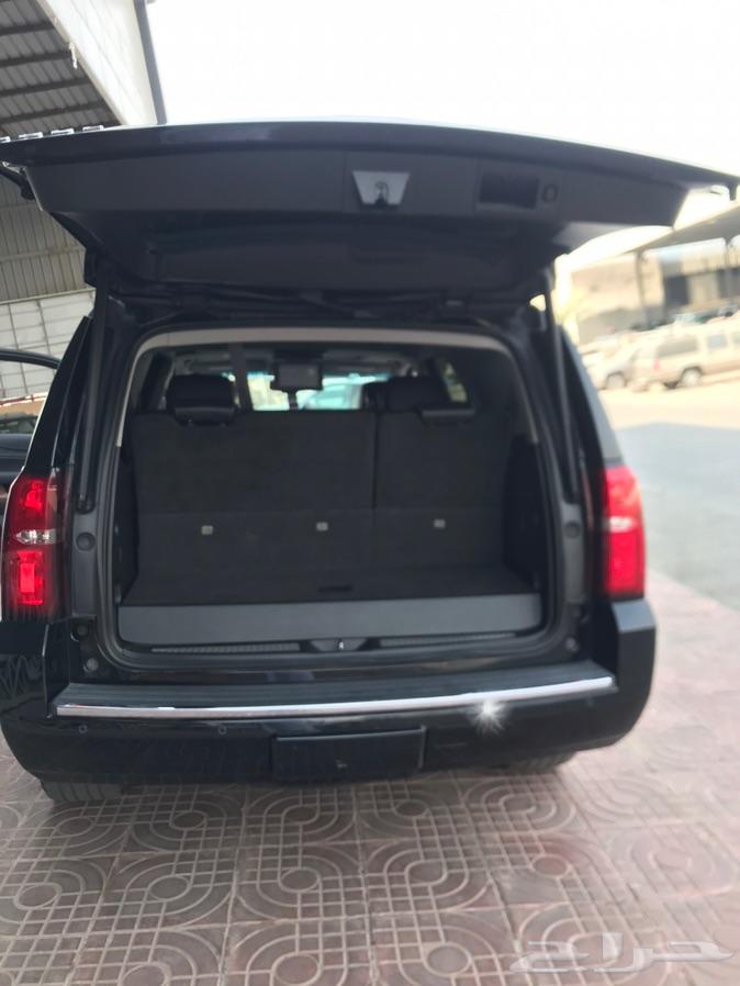 تاهو LTZ موديل 2015 اسود ملكي بطاقة جمركية