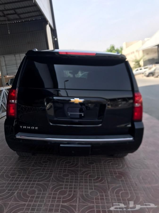 تاهو LTZ موديل 2015 اسود ملكي بطاقة جمركية