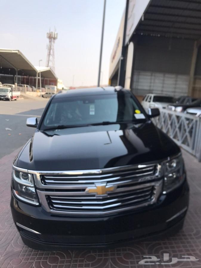 تاهو LTZ موديل 2015 اسود ملكي بطاقة جمركية