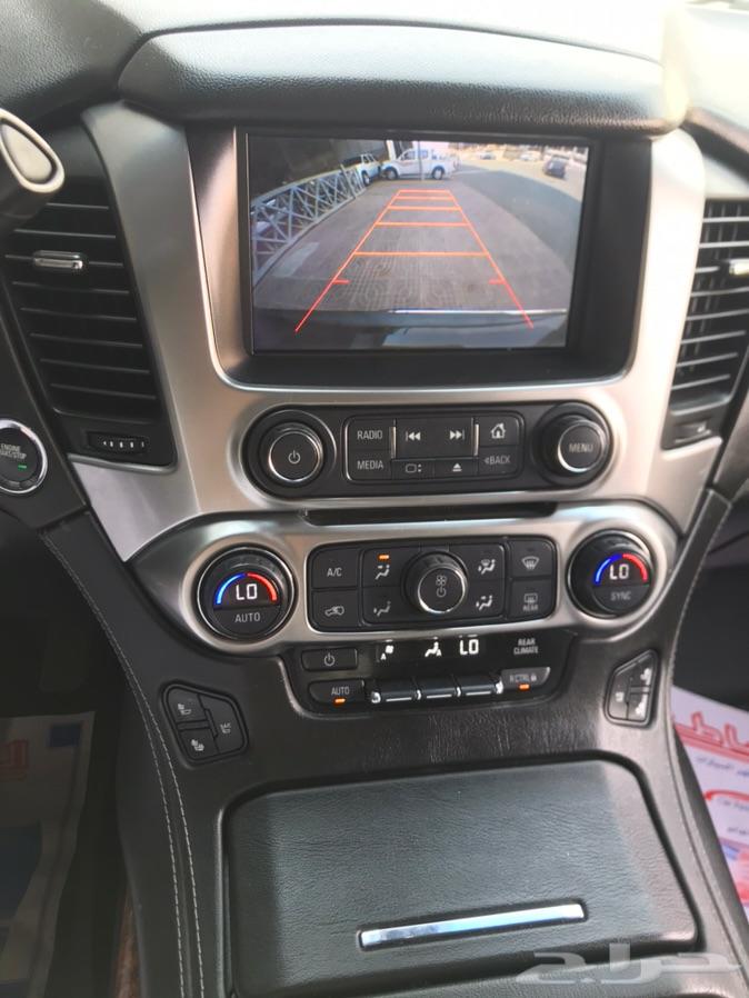تاهو LTZ موديل 2015 اسود ملكي بطاقة جمركية