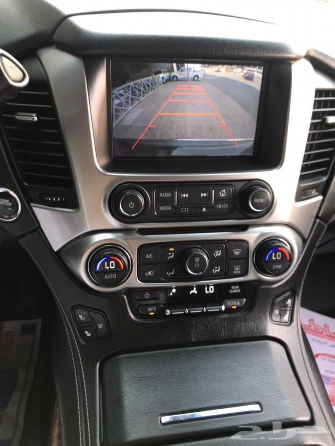 تاهو LTZ موديل 2015 اسود ملكي بطاقة جمركية
