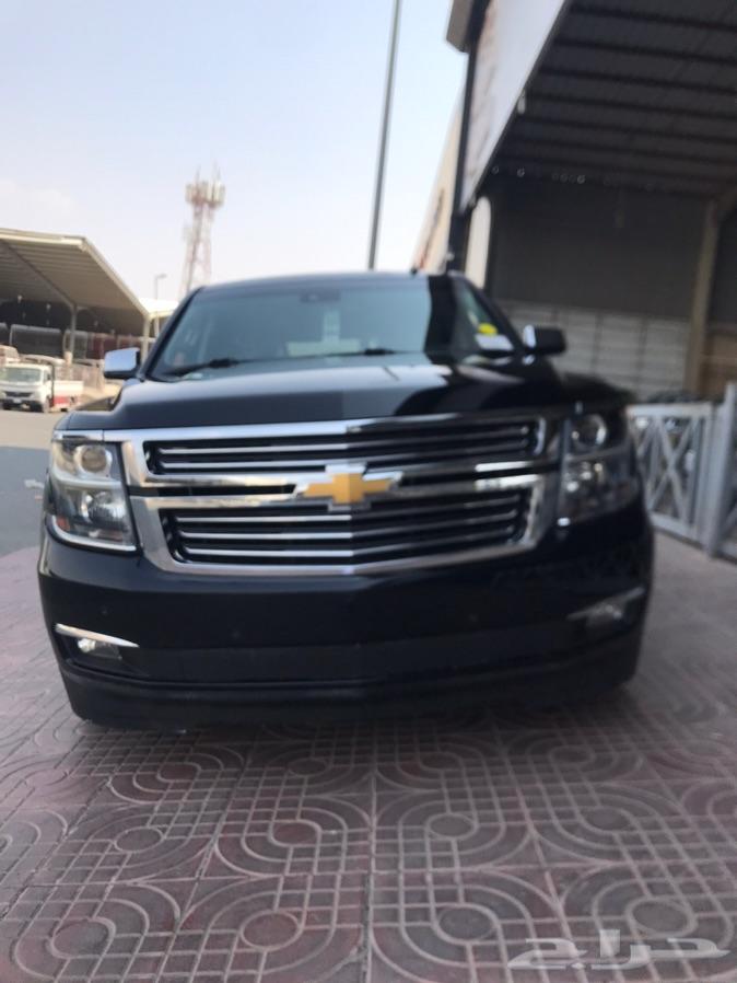 تاهو LTZ موديل 2015 اسود ملكي بطاقة جمركية