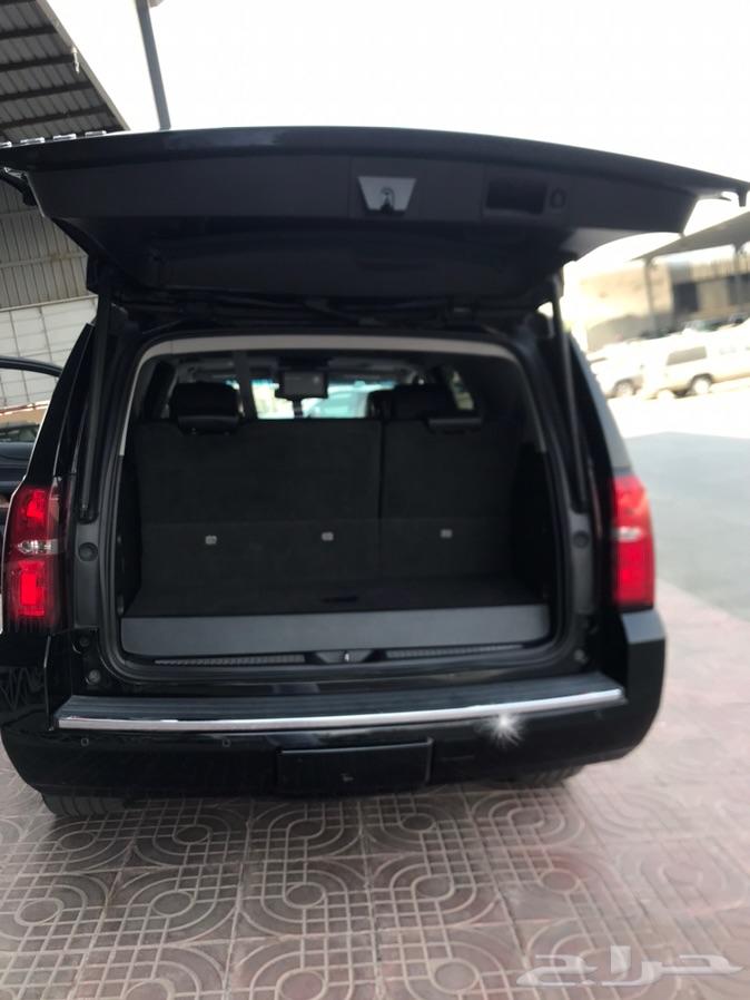 تاهو LTZ موديل 2015 اسود ملكي بطاقة جمركية