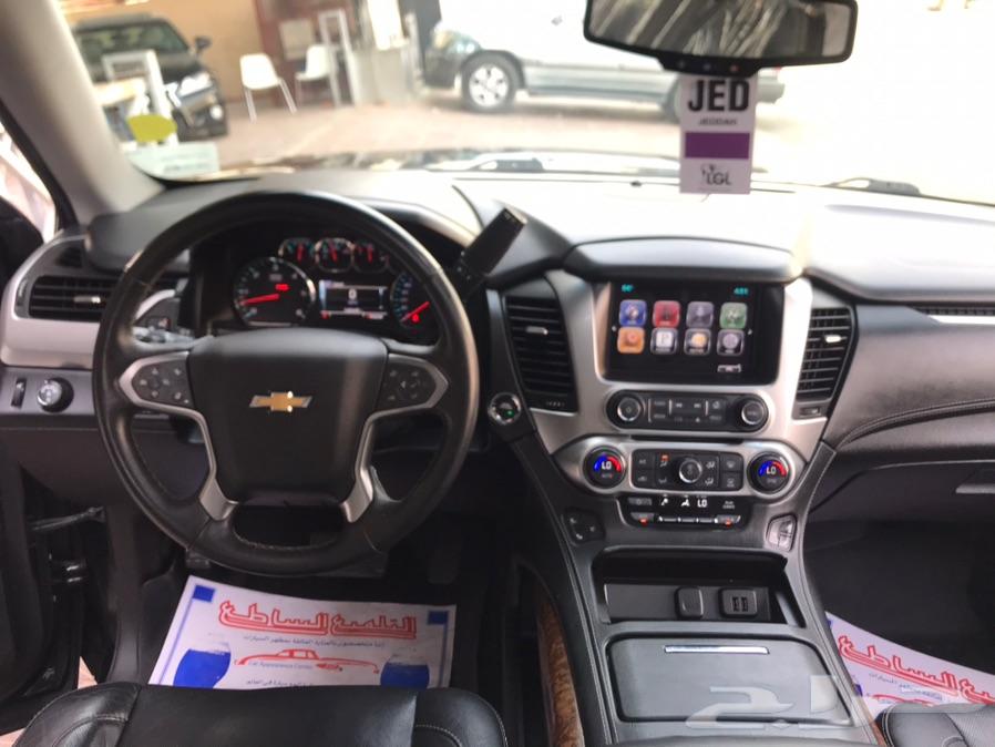 تاهو LTZ موديل 2015 اسود ملكي بطاقة جمركية