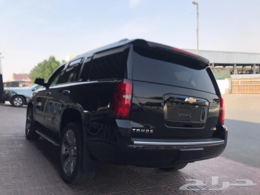 تاهو LTZ موديل 2015 اسود ملكي بطاقة جمركية