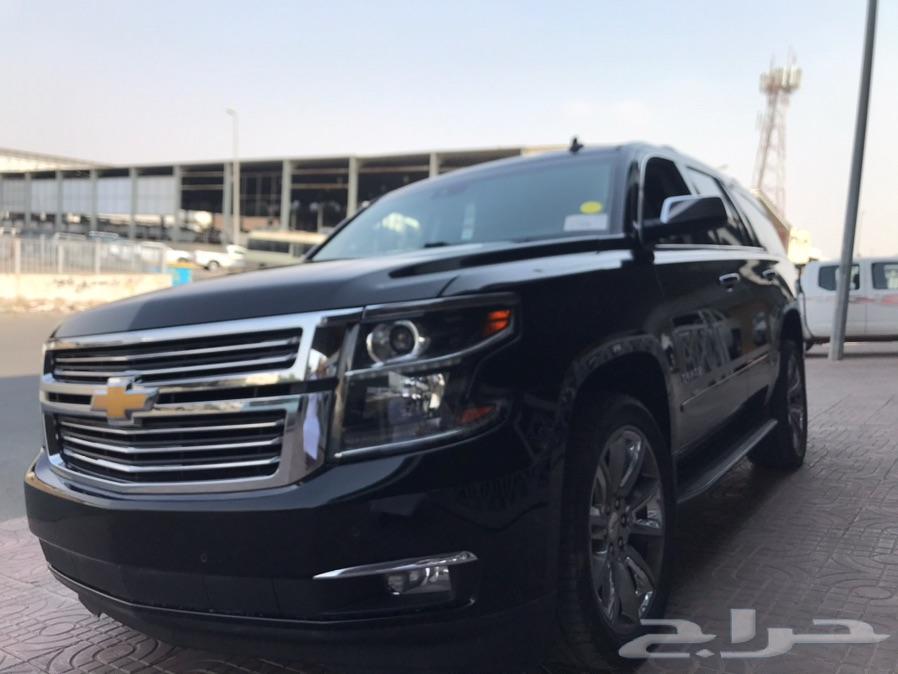 تاهو LTZ موديل 2015 اسود ملكي بطاقة جمركية