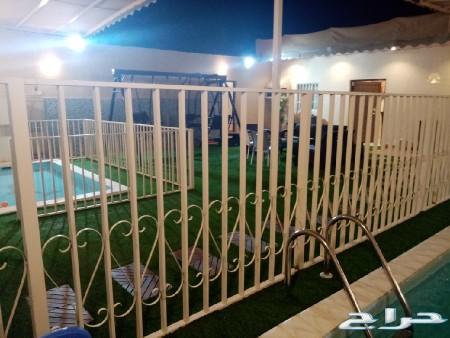 استراحة للايجار اليومي قسمين