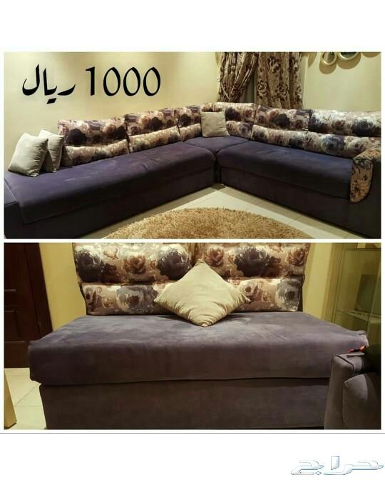 للبيع اثاث متنوع مدخل نجف طاوله طعام كنب