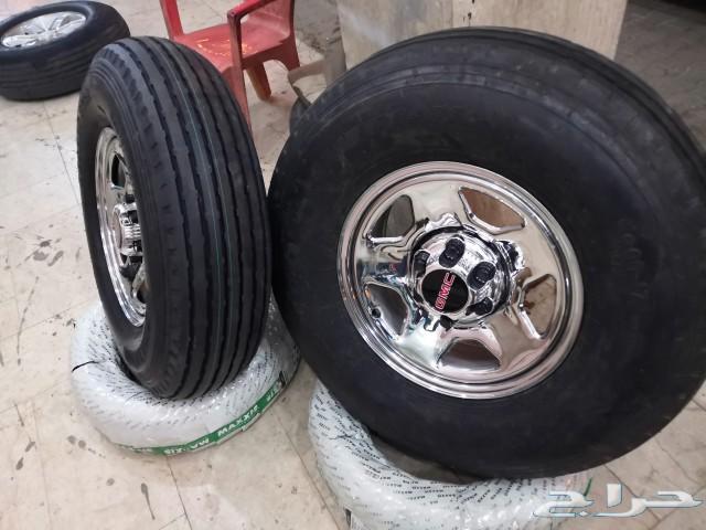 جنوط وكفرات GMC ديازل جمس نيكل مقاس 17