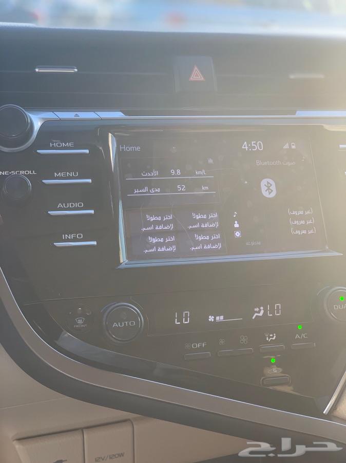 تويوتا كامري 2018 GLE نظيفه تماما