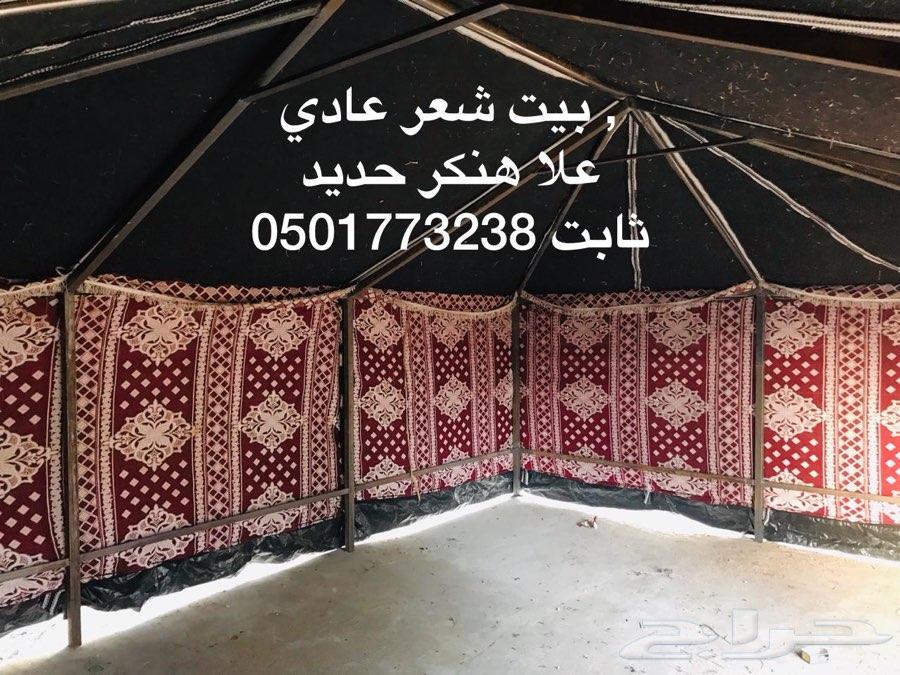 بيوت شعر ثابت على هنكر حديد بريدة